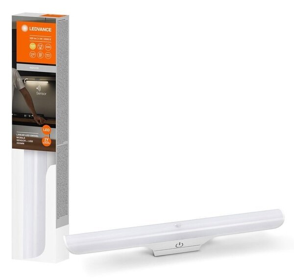 LED podlinkové svítidlo + senzor LINEAR 350mm, teplá bílá