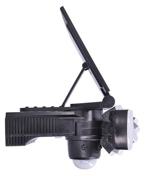 Solight LED solární osvětlení se senzorem, 8W, 600lm, Li-on, černá WO772