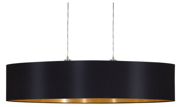Eglo 31616 - Lustr na lanku MASERLO 2xE27/60W/230V