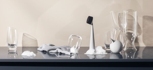 Designový zásobník na mýdlo Marble Grey