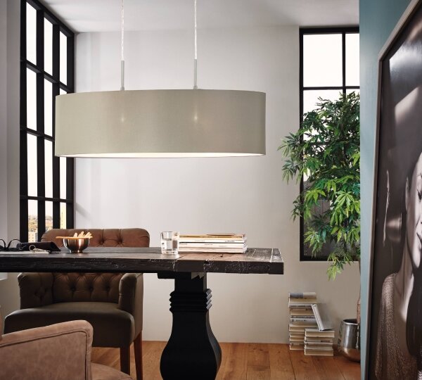 Eglo 31581 - Lustr na lanku PASTERI 2xE27/60W/230V