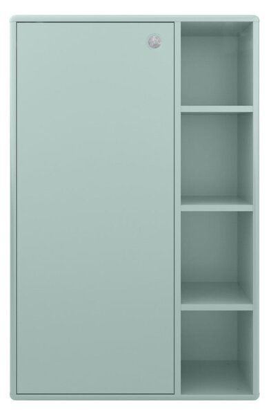 Vysoká závěsná koupelnová skříňka v mentolové barvě 66x100 cm Color Bath – Tom Tailor