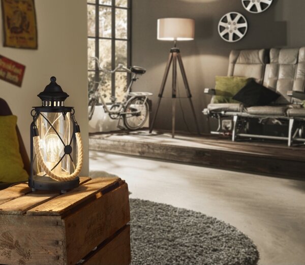 Eglo 49283 - Stolní lampa BRADFORD 1xE27/60W/230V