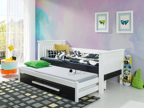 Meblobed Dětská postel Telmo - masiv Velikost spací plochy: 180x80, Barva dílů: přírodní, Barva konstrukce: přírodní