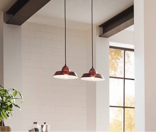 Eglo 49243 - Lustr AUCKLAND 1xE27/60W/230V