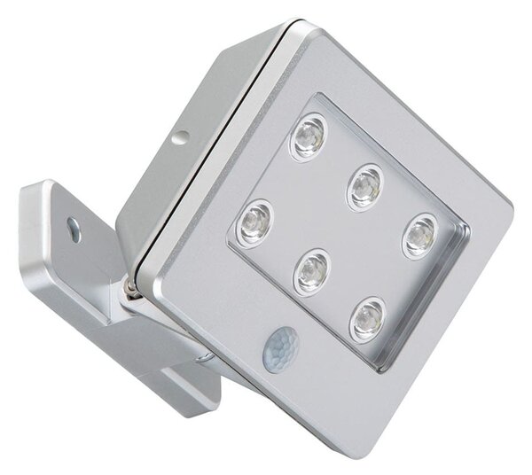 BRILONER LED venkovní svítidlo s čidlem 12 cm 6x0,06W 7lm titan BRI 2276-061