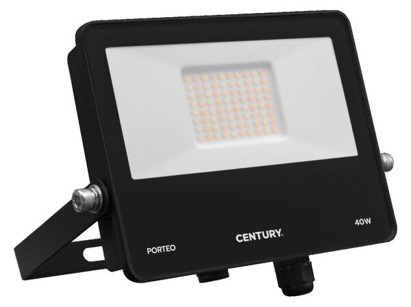 CENTURY LED reflektor PORTEO černá 40W 3000/4000/6500K IP65