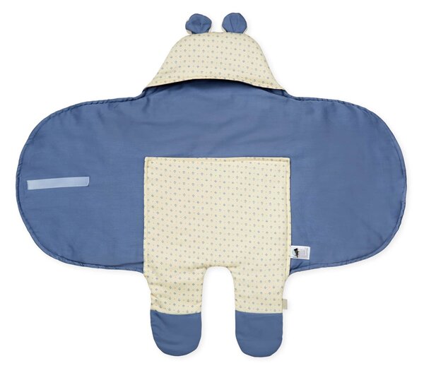 Zavinovačka z organické bavlny Bear/Capri