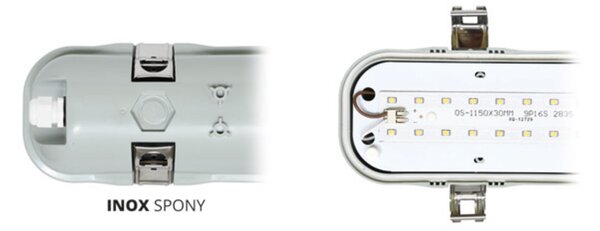 Ecolite LED prachotěs 59W, 150cm, IP65, 9000lm, 4100K TL3903A-LED59W