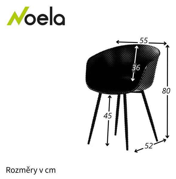 Noela Zahradní jídelní židle Rikke