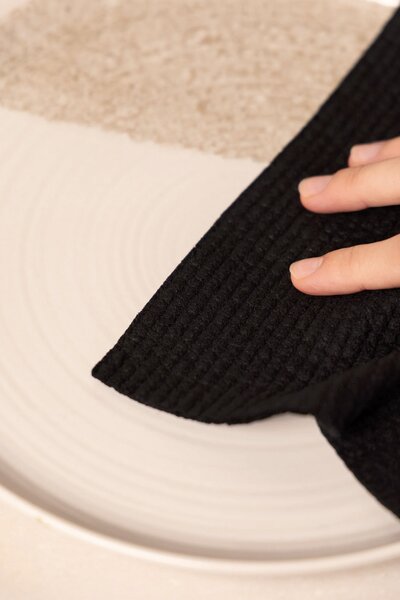Nordesign Přírodní houbová utěrka Black - 2 ks NRD101