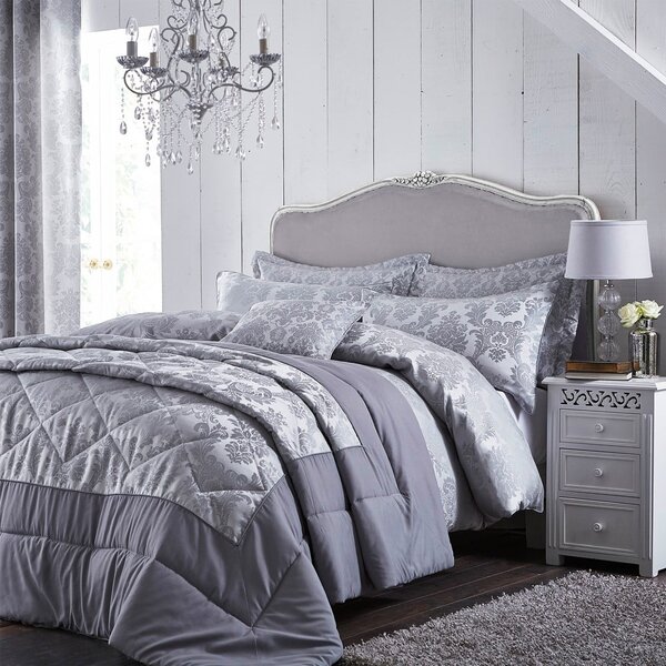 Damaškové povlaky na polštáře v sadě 2 ks 50x75 cm Damask Jacquard – Catherine Lansfield
