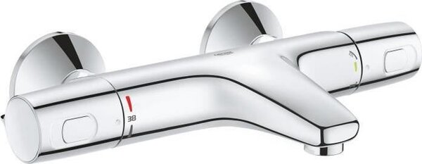 GROHE Precision Trend termostatická vanová baterie, ochrana proti opaření, závitové připojení 1/2 palce, chrom, 34227002