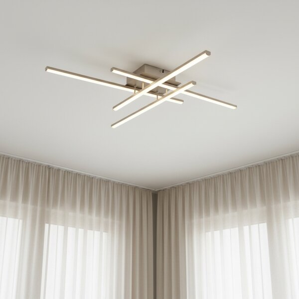 Brilagi - LED Stropní svítidlo STRIPES LED/37W/230V stříbrná
