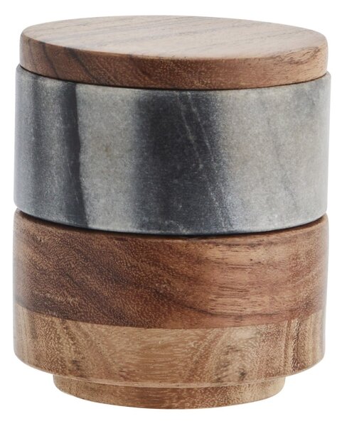 Slánka a pepřenka Grey Marble Box