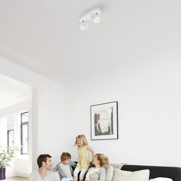 Philips 56242/31/16 - LED Stmívatelné bodové svítidlo STAR 2xLED/3W/230V