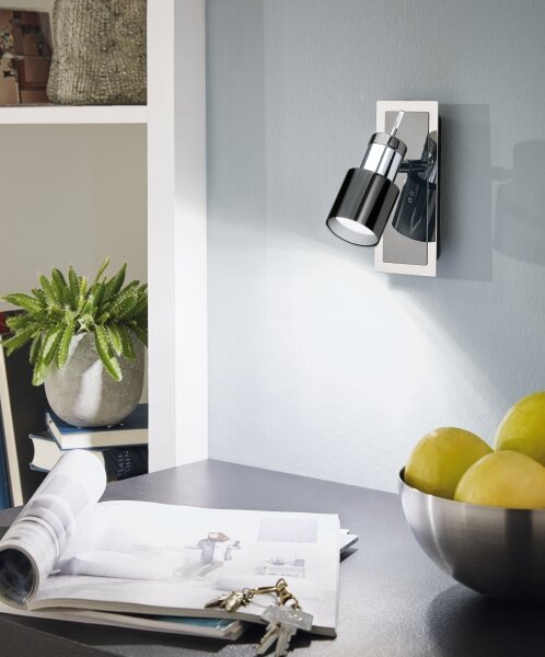 Eglo 30832 - LED bodové svítidlo DAVIDA 1 1xGU10/5W/230V černá