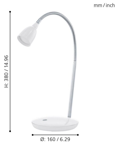 Eglo 93078 - LED stolní lampa DURENGO LED/3W/230V