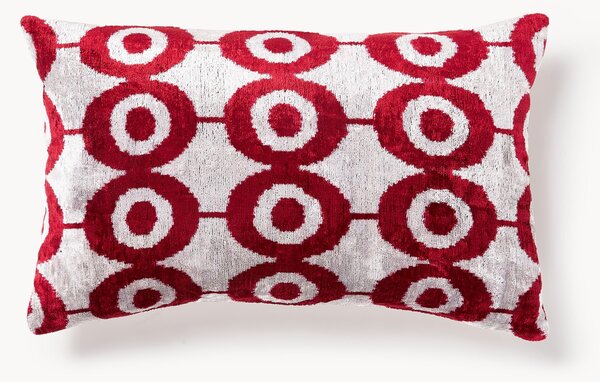 Sametový hedvábný povlak na polštář s abstraktním vzorem Velvety