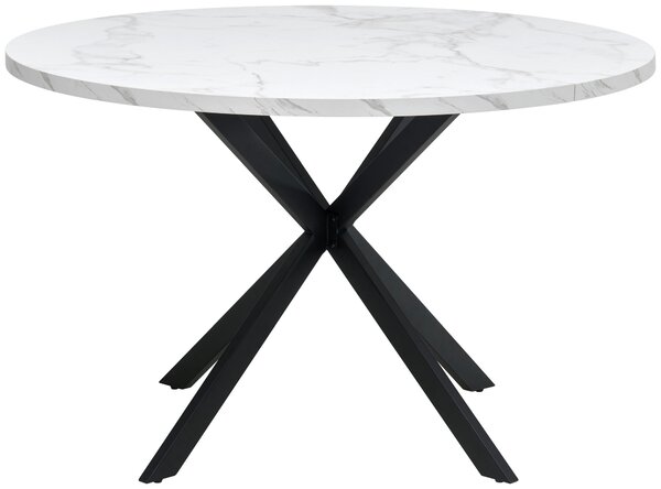 JÍDELNÍ STŮL, černá, bílá, 120/120/75 cm MID.YOU - Jídelní stoly, Online Only