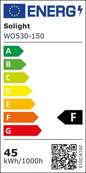 Solight LED osvětlení prachotěsné, IP65, 45W, 4500lm, 4000K, 150cm WO530-150