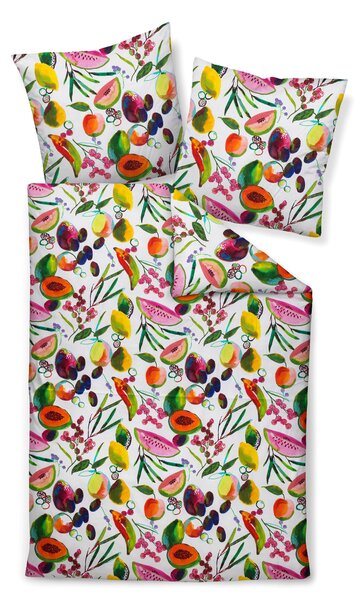 POVLEČENÍ, makosatén, vícebarevná, 140/200 cm Janine - Povlečení