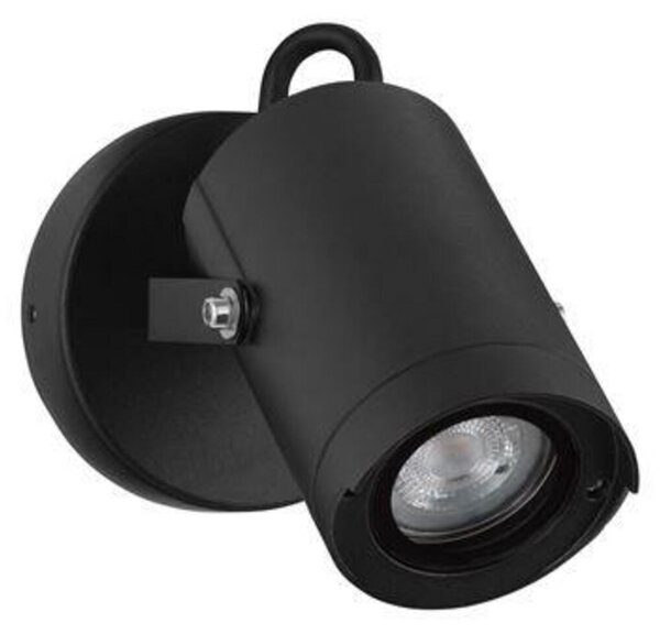 NOVA LUCE venkovní reflektor KIMIKO černý hliník a čiré sklo GU10 1x10W 220-240V bez žárovky IP54 9026126