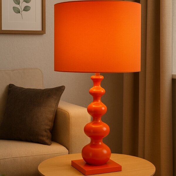 Bold Monkey Kovová stolní lampa When Orange is King 78 cm