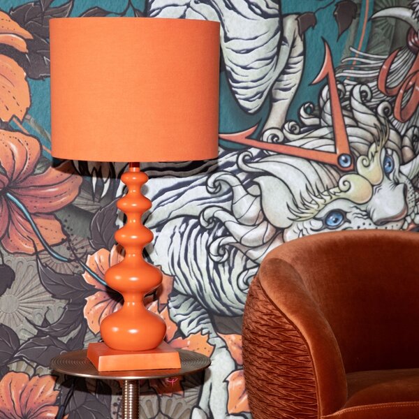 Bold Monkey Kovová stolní lampa When Orange is King 78 cm