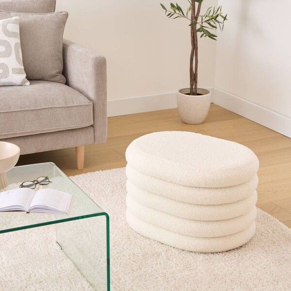 COCON Taburet s úložným prostorem 60 cm - bílá
