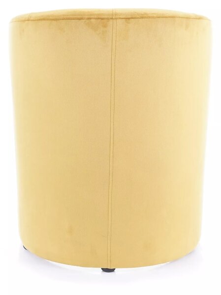 Křeslo TM-1 velvet, hořčicová