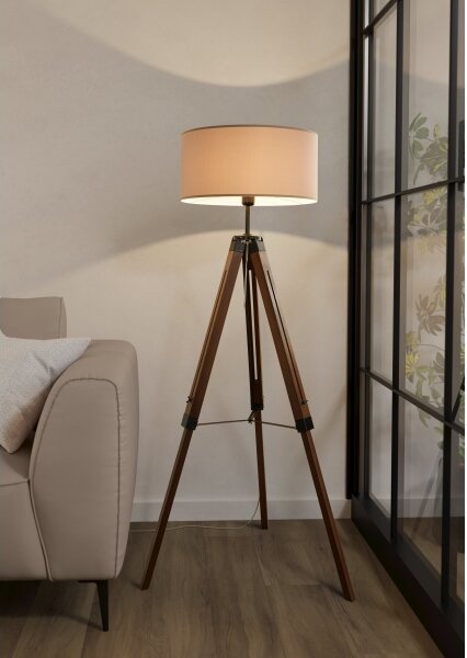 Eglo 94326 - Stojací lampa LANTADA 1xE27/60W/230V