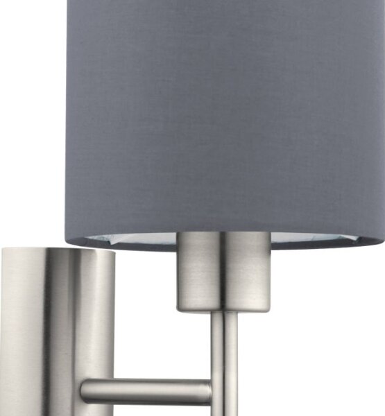 Eglo 94926 - Nástěnné svítidlo PASTERI 1xE27/60W/230V