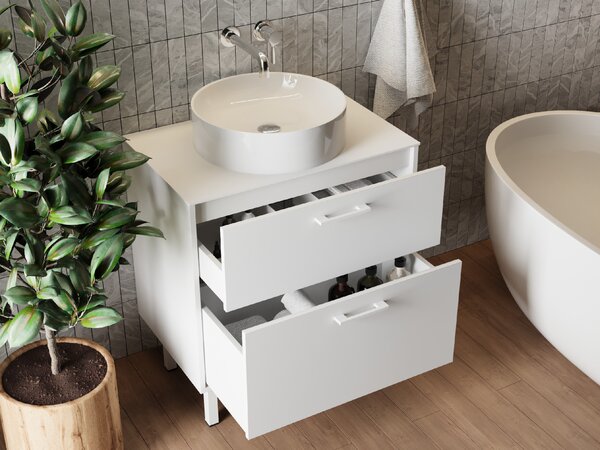 Lavedo Afina Grey 60 koupelnová skříňka s přípravou pro libovolné umyvadlo