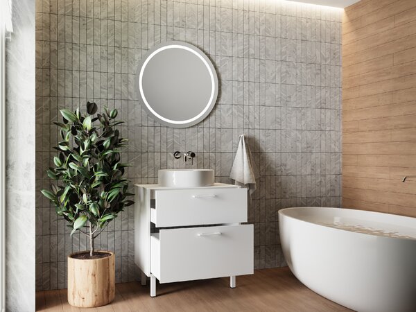 Lavedo Afina Grey 60 koupelnová skříňka s přípravou pro libovolné umyvadlo