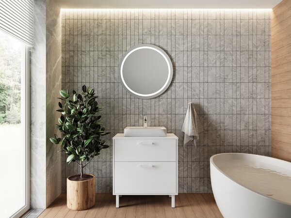 Lavedo Afina Neon White 80 koupelnová skříňka s umyvadlem