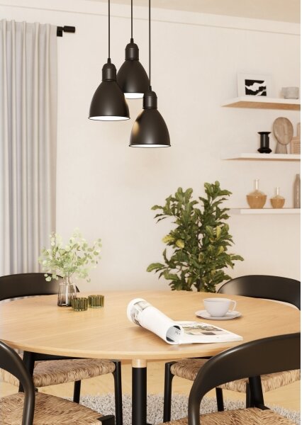 Eglo 49465 - Lustr PRIDDY 3xE27/60W/230V