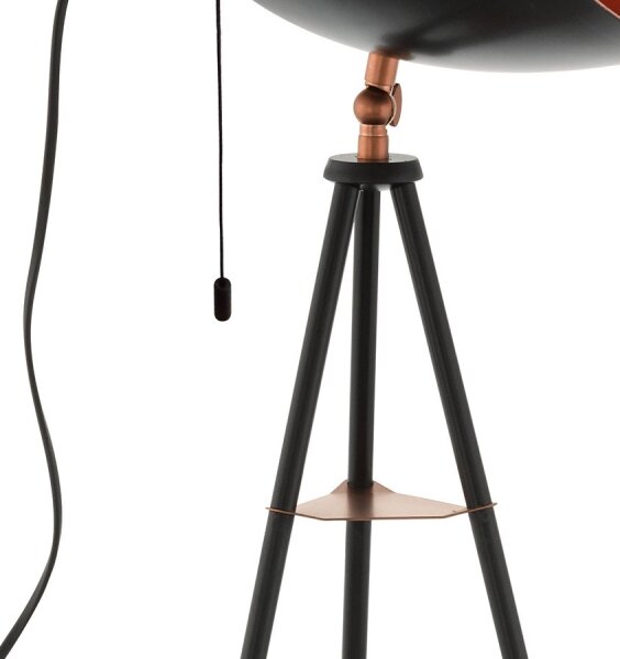 Eglo 49386 - Stojací lampa CHESTER 1xE27/60W/230V