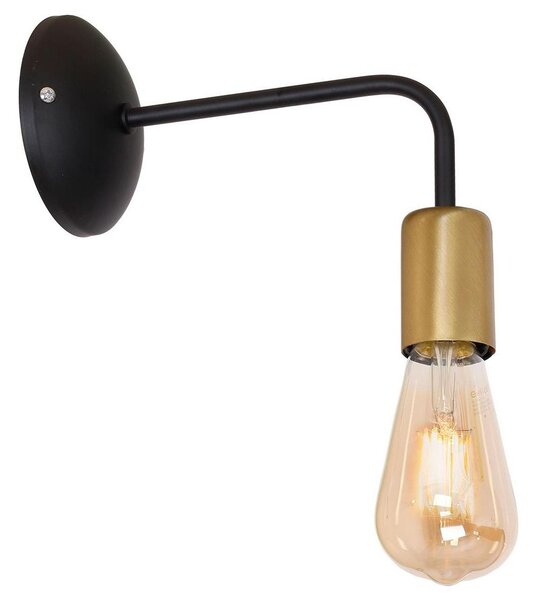 Nástěnná lampa BRENDA 1xE27/60W/230V černá/zlatá