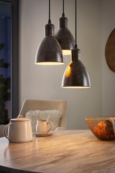 Eglo 49493 - Lustr PRIDDY 1 3xE27/60W/230V