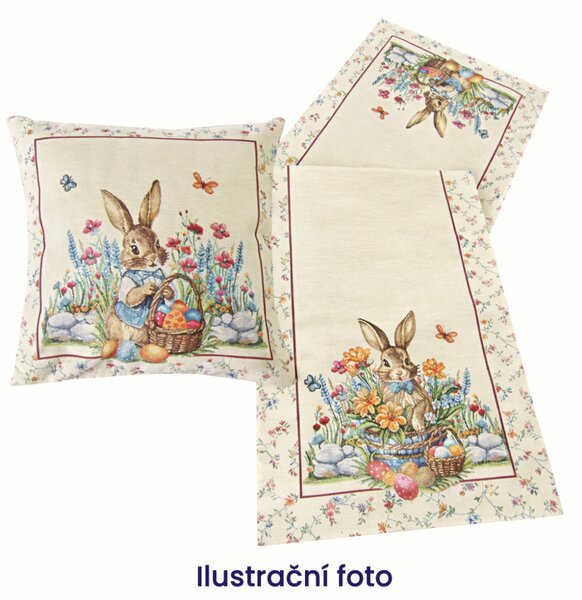 Gobelínové ubrusy Velikonoční zajíček 100x100
