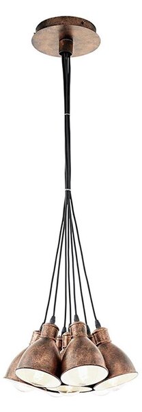 Eglo 49494 - Lustr PRIDDY 1 7xE27/60W/230V