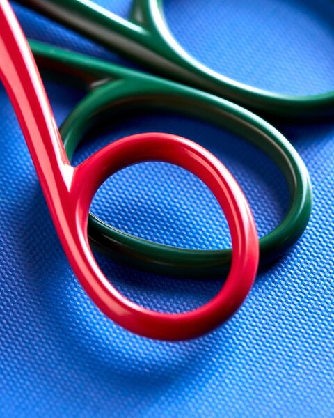 Kovové nůžky Red/Green – set 2 ks