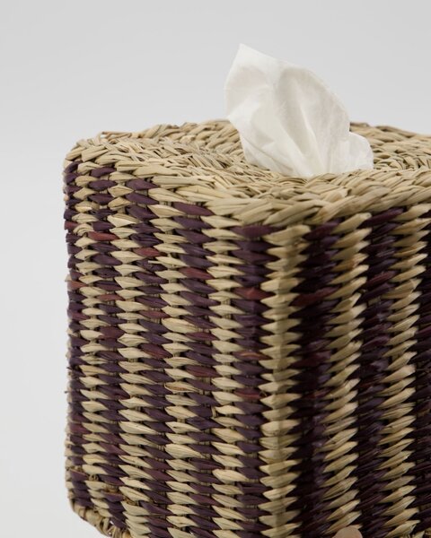 Box na papírové kapesníky Clean Nature Brown