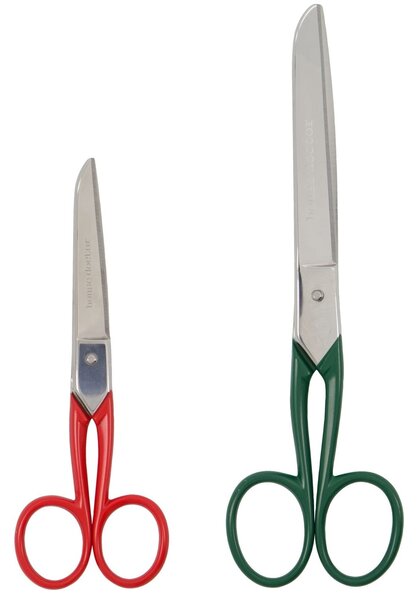 Kovové nůžky Red/Green – set 2 ks