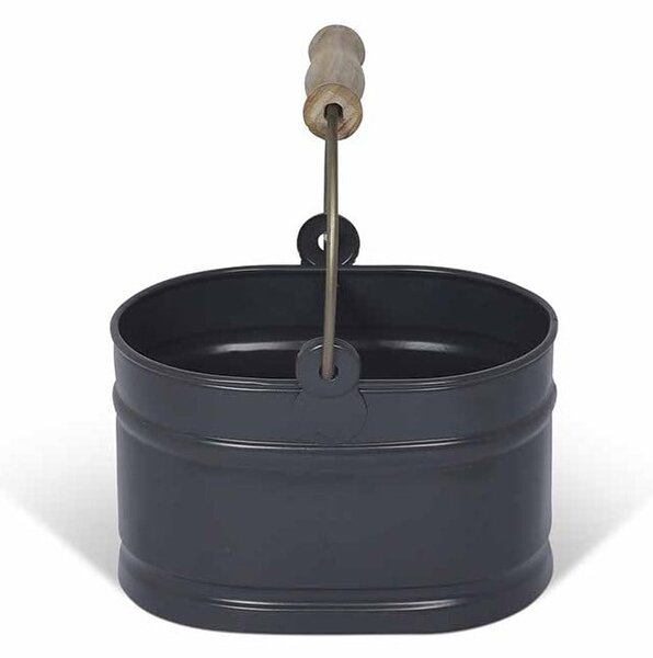 Plechový kyblík Wash Up Tidy Carbon Small