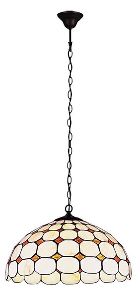 Rabalux 8076 - Tiffany vitrážový lustr na řetězu MARVEL 2xE27/60W/230V