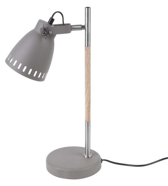 LEITMOTIV Stolní lampa Mingle šedá 24,5 x 45 cm