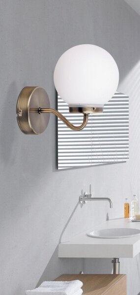 Rabalux 1302 - Koupelnové nástěnné svítidlo TOGO 1xE14/40W/230V IP44