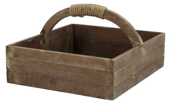 Dřevěný box s madlem – set 3 ks